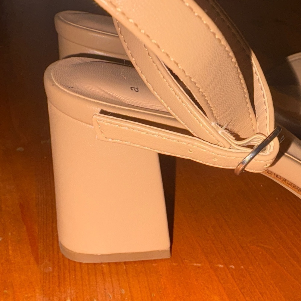 A New Day Women's Beige Strap Sandals - Picture 3 of 6